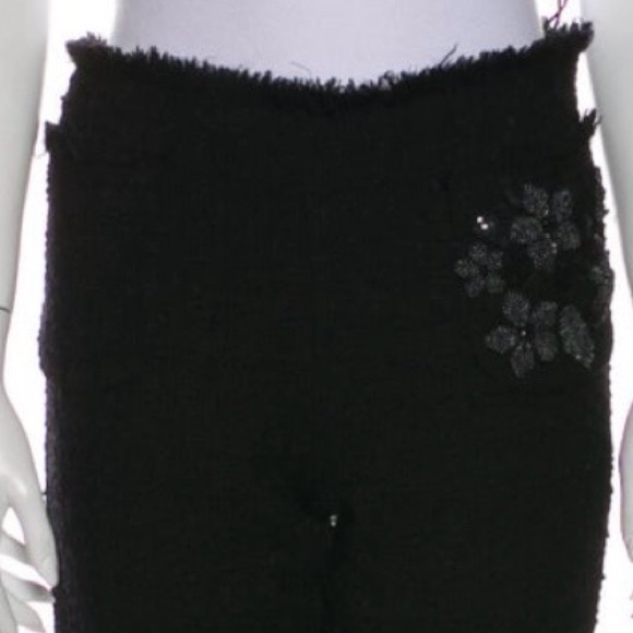 Moschino Black Cropped Pants